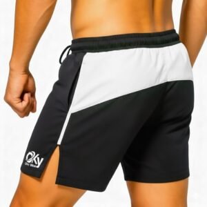 Short Flex Negro Blanco