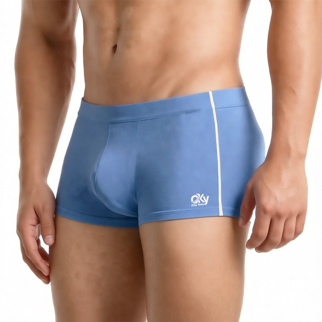 Short Azul Cenizo