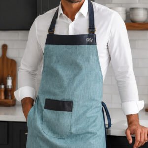 Delantal Hombre Celeste Jaspe