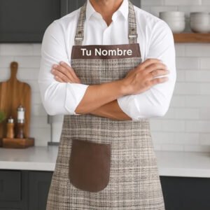 Delantal Hombre Avena Jaspe