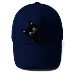 Azul Marino Gato Negro