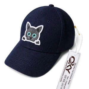 Azul Marino Gato Gris